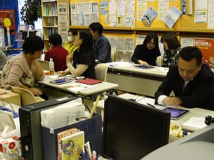 iPadのアプリ体験の様子