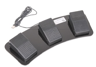 USB足踏みマウス（トリプル）　USFOTS3Sの写真