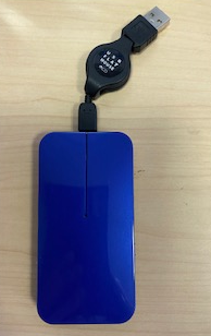 USBフラットマウスの写真