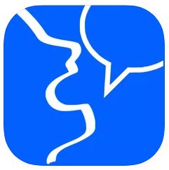 絵カードVOCA「しゃべるんです。」のロゴ