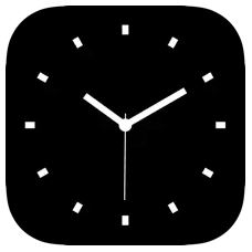 デスクトップ時計 - アナログ時計ロック画面時間ウィジェット」のロゴ