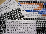 写真はいろいろな「キーボードシール」
