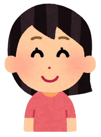 笑顔の女性ITサポーターのイラスト