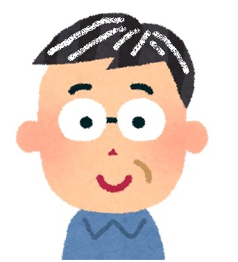 白髪の男性ITサポーターのイラスト